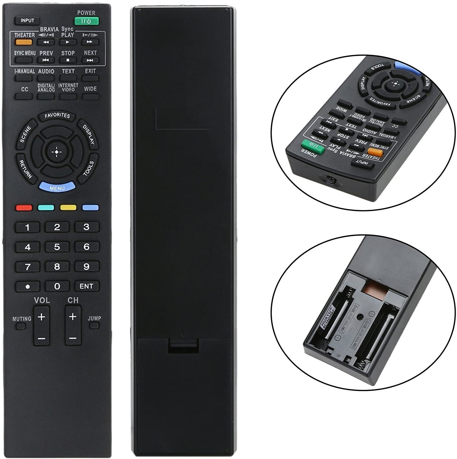 Telecomando Sostitutivo Compatibile Con Sony RM949 – Con Batterie Incluse - 2